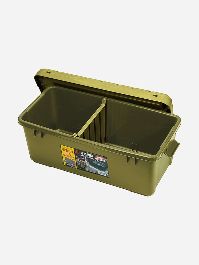 Ящик экспедиционный IRIS OHYAMA RV BOX 800 c двойной разделенной крышкой 78,5x37x32,5 см x аки