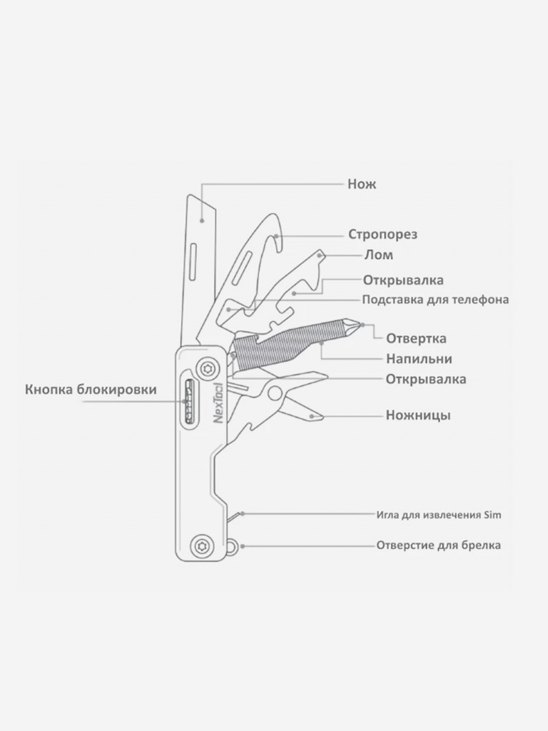 Нож складной Nextool Knight EDC Зеленый цвет — купить за 941 руб. со  скидкой 31 %, отзывы в интернет-магазине Спортмастер