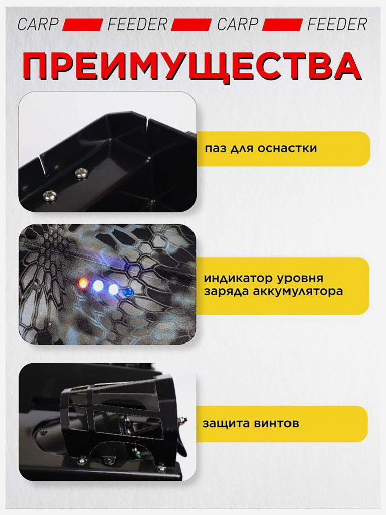 Прикормочный кораблик VYDRA Classic GPS Camo