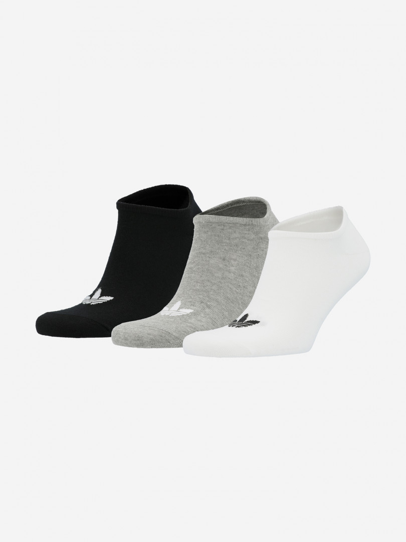 Носки adidas Trefoil Liner, 3 пары, Белый