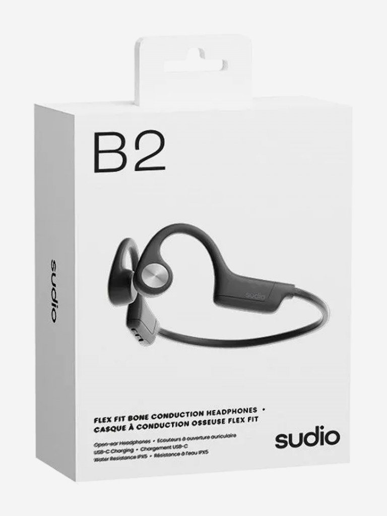 Беспроводные наушники с костной проводимостью Sudio B4 Bone Conduction Earphones, цвет: черный