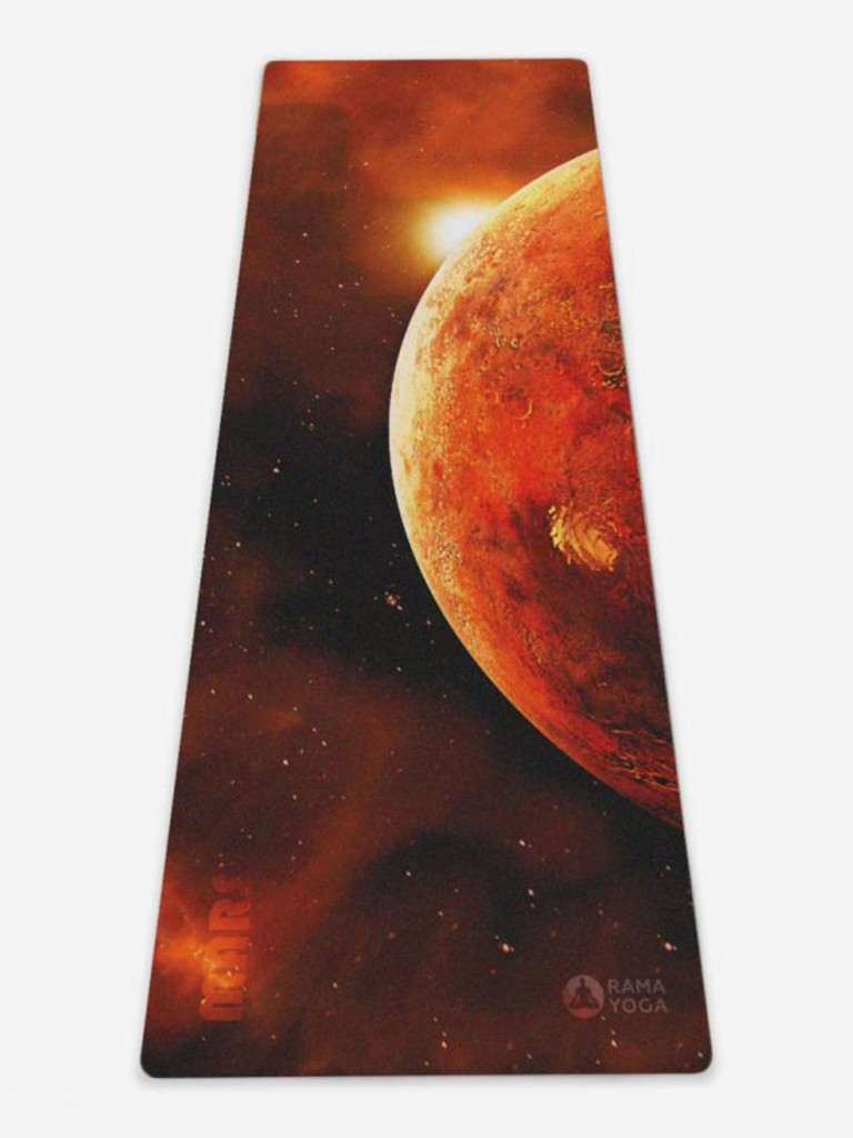 Коврик для йоги, фитнеса и пилатеса Mars Space Collection из микрофибры и каучука, 3,5 мм