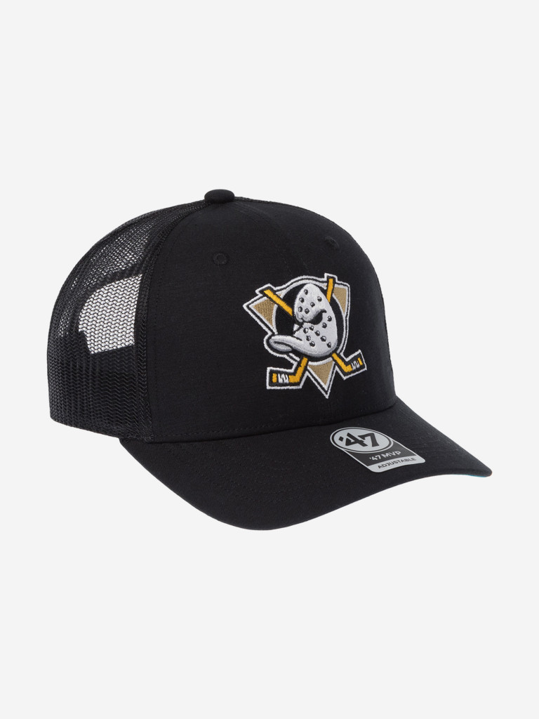 Бейсболка с сеточкой 47 BRAND H-TRUKR25CTP-BK Anaheim Ducks NHL