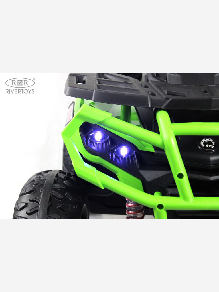 Детский электроквадроцикл RIVERTOYS Z111ZZ зеленый