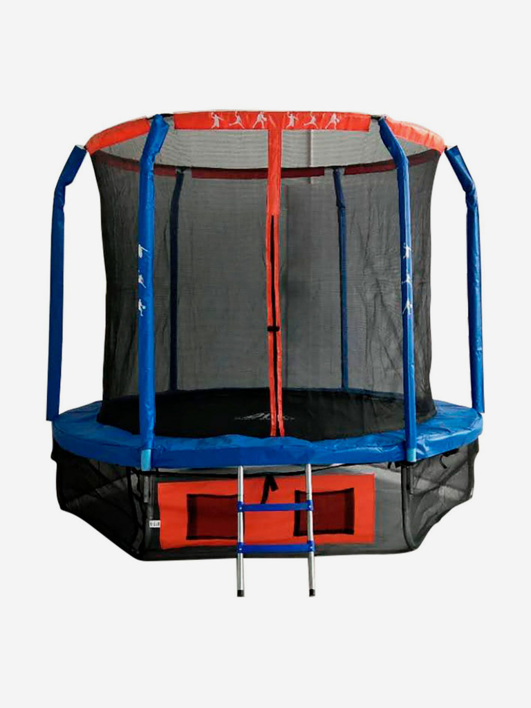 Jsbsk Батут DFC JUMP BASKET с сеткой 14FT-JBSK-B красный/синий цвет — купить ...