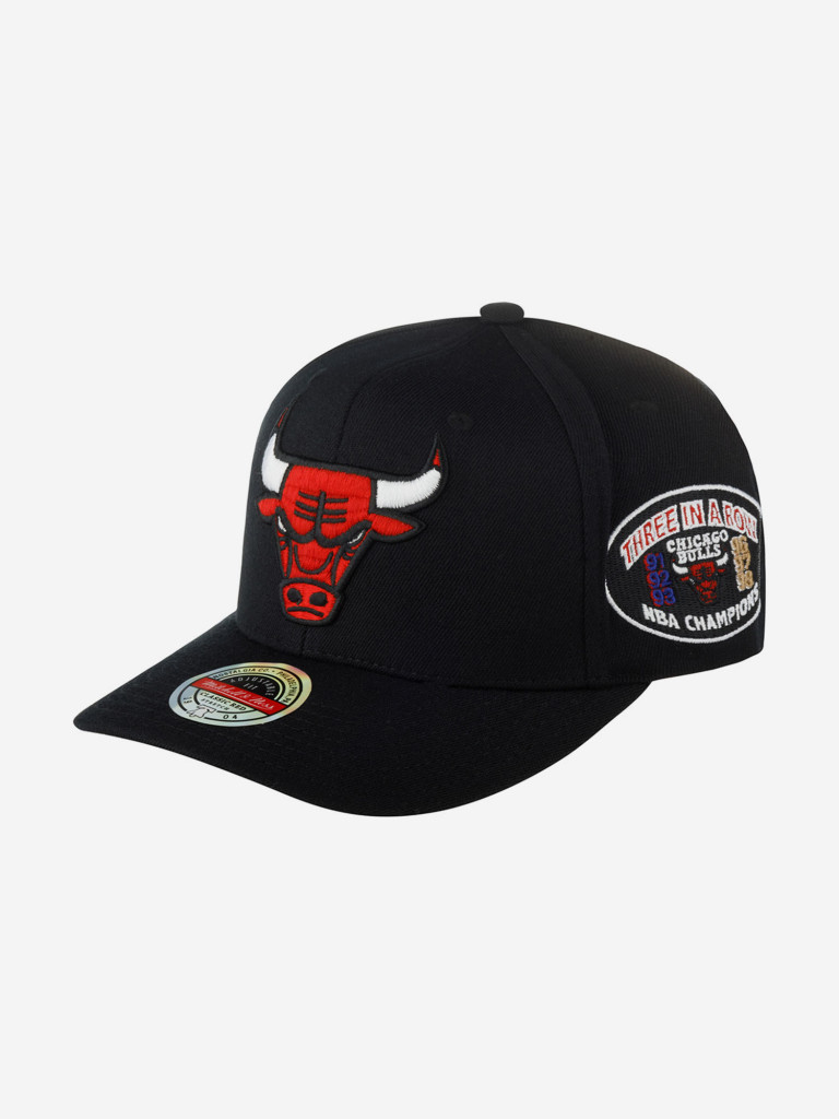 Бейсболка MITCHELL NESS HHSSINTL1266-CBUBLCK Chicago Bulls NBA (черный)