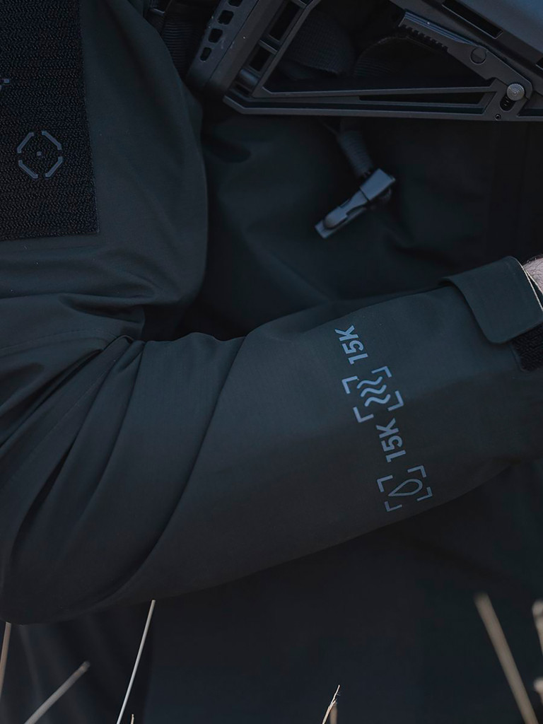 Куртка мембранная мужская H.U.T. KIVACH для охоты, темно-зеленая