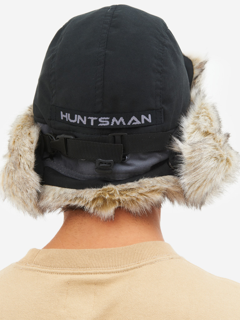 Шапка-ушанка зимняя мужская Huntsman Горка-Люкс мембранная