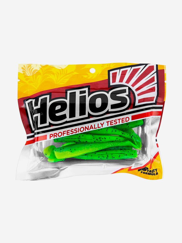 Мягкая приманка Helios Chebak, 3,15'' / 8 см, Green Lime, 7 шт (HS-3-010)