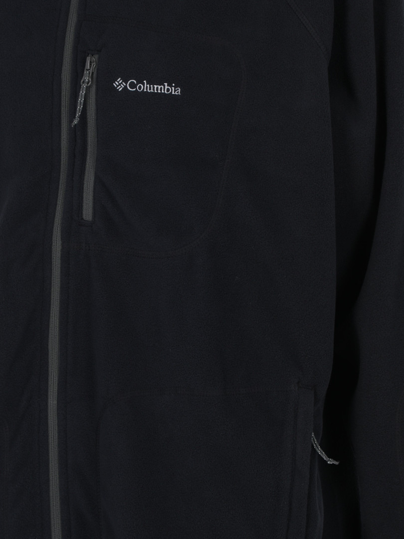 фото Джемпер флисовый мужской columbia fast trek ii full zip fleece, plus size, черный