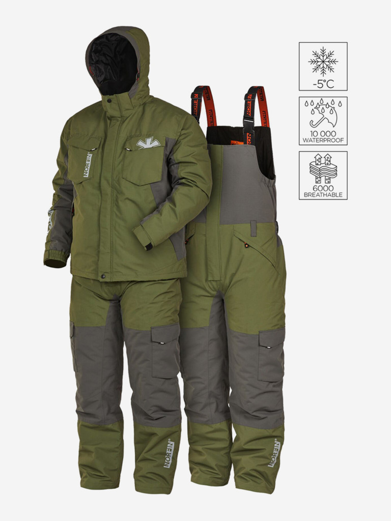 Костюм демисезонный Norfin BOAT (куртка+полукомбинезон) для рыбалки и охоты