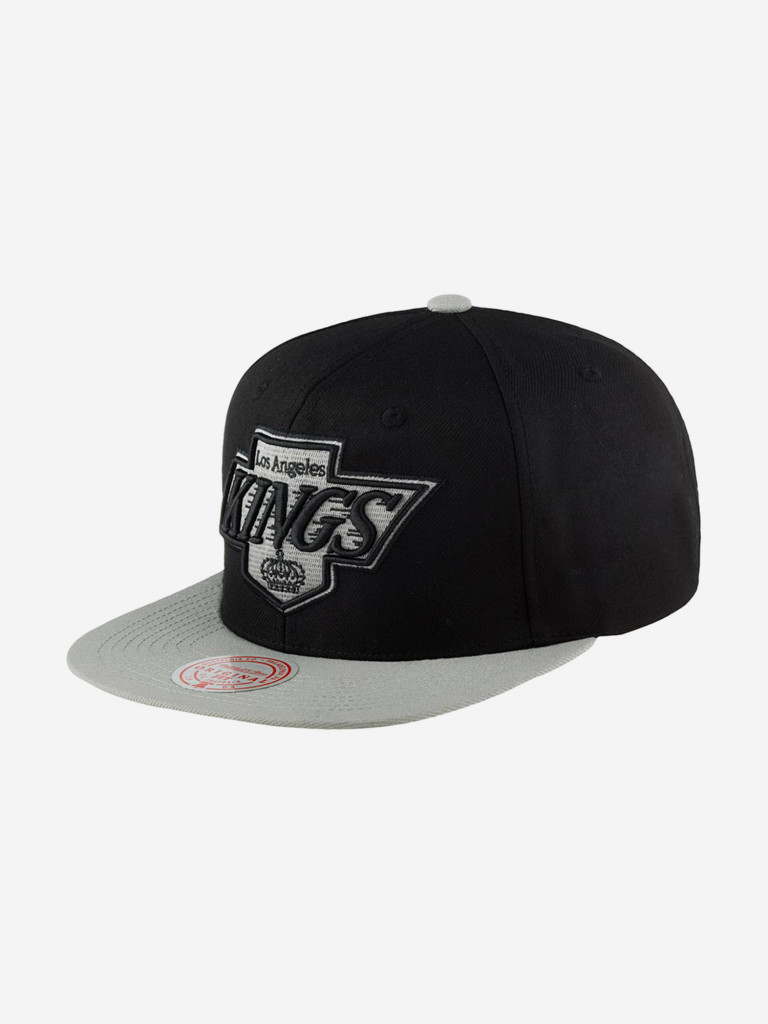 Бейсболка с прямым козырьком MITCHELL NESS HHSS5367-LAKYYPPPBKGY Los Angeles Kings NHL