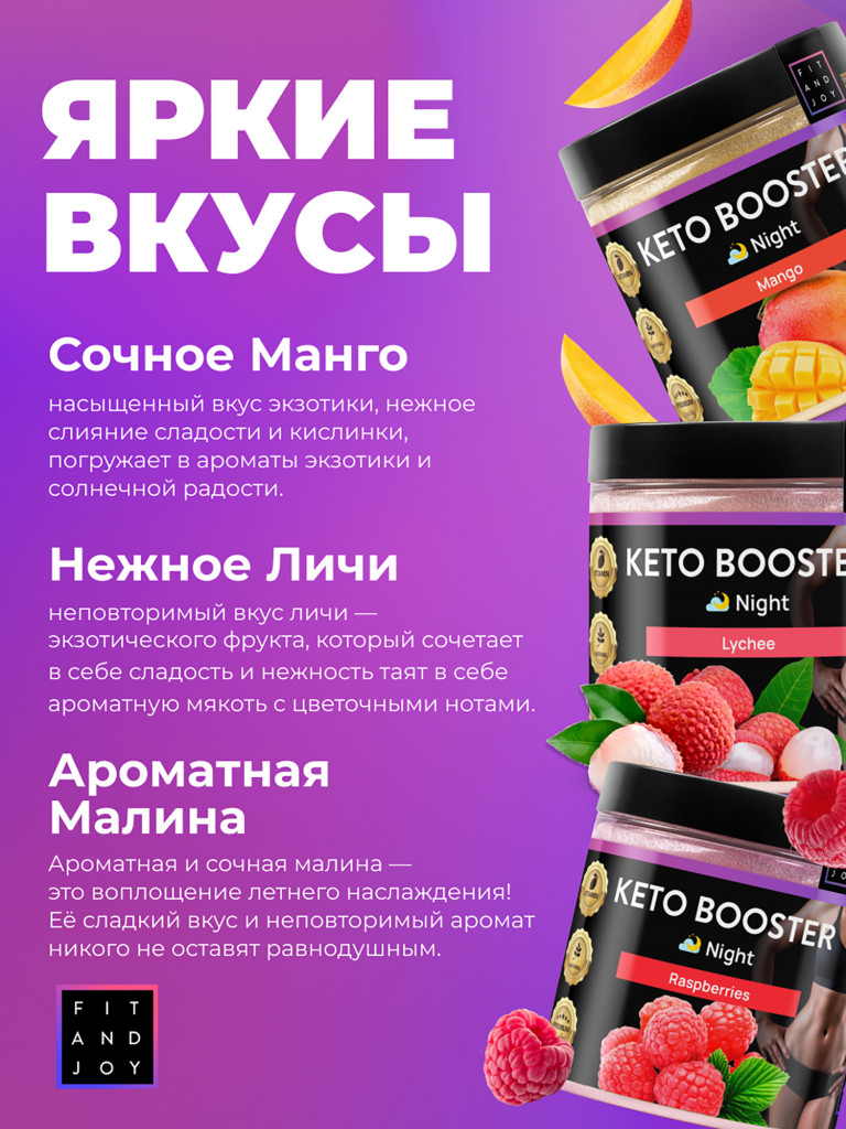 Набор ночных жиросжигателей для похуденя с l карнитином, 3шт ассорти