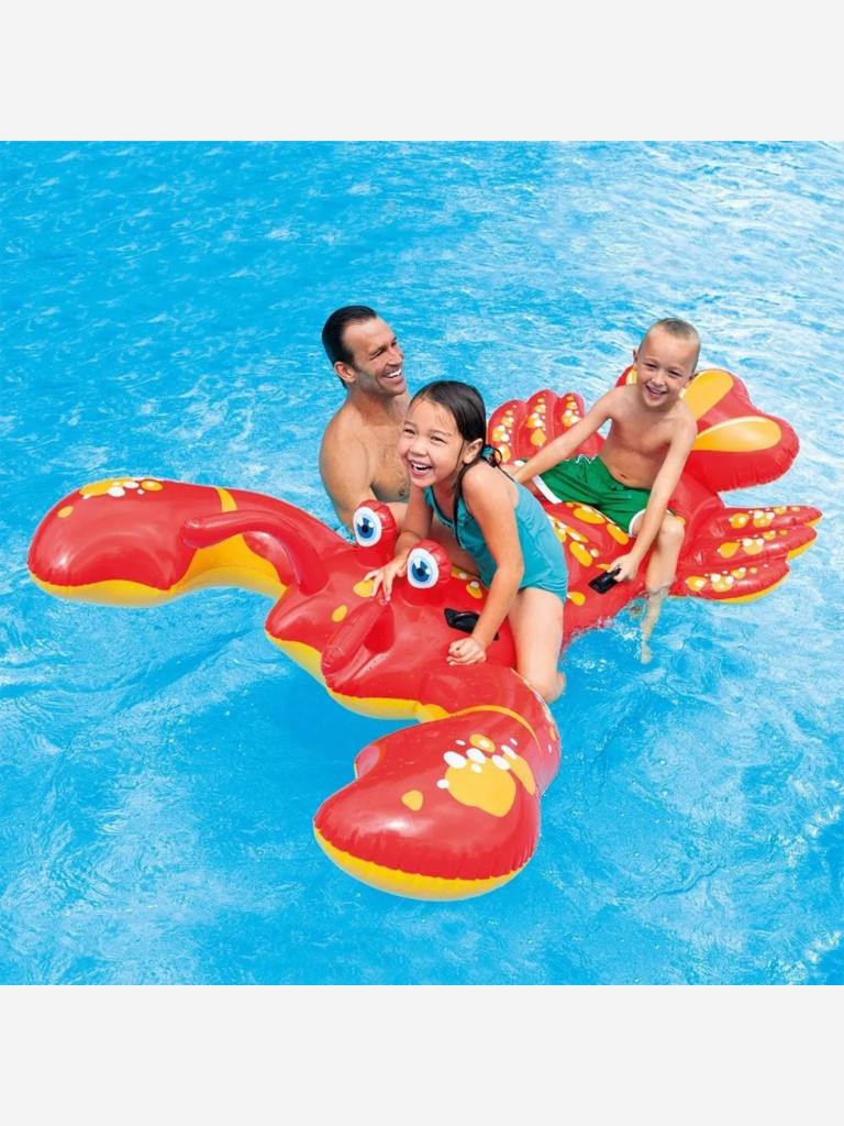 Надувная игрушка-наездник Intex 57528 "Краб" (213х137см) 3+