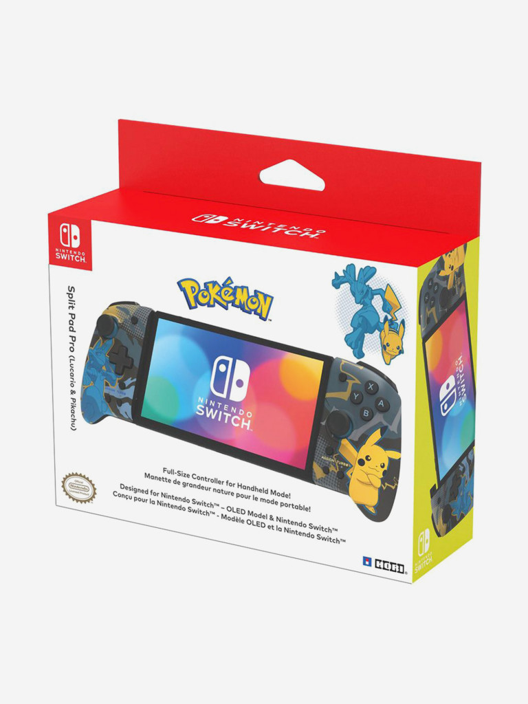 Контроллер HORI для Nintendo Switch Split Pad Pro / Lucario & Pikachu (NSW-414U)