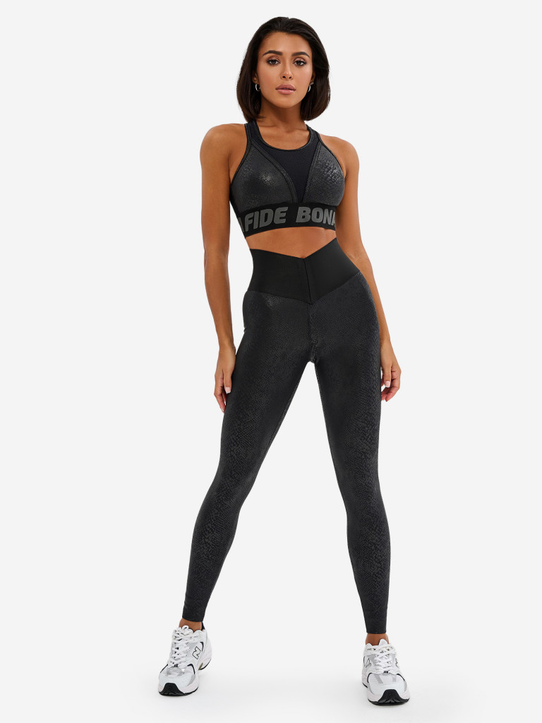 Спортивный топ бра Bona Fide Top For Top "Snake"