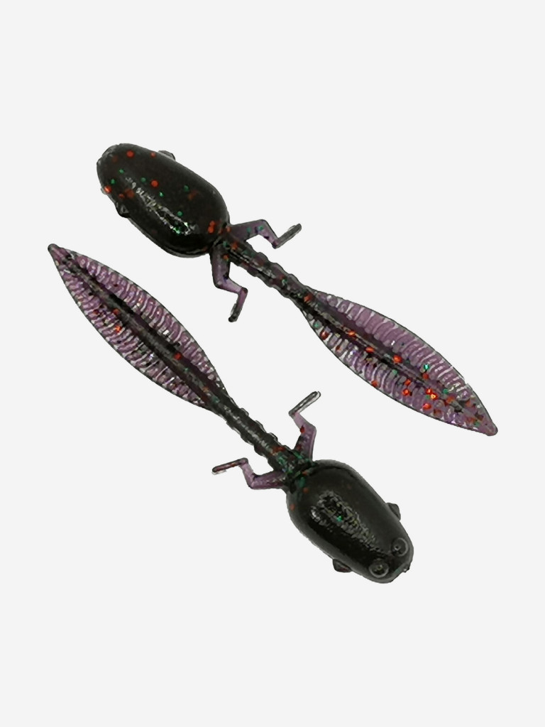 Набор для рыбалки. Cиликоновые приманки. Головастик RuBaits Tadpole 38, 50, 70 мм Cлаг, рак, личинка. На окуня судака форель. Микроджиг. Майский жук Chafer