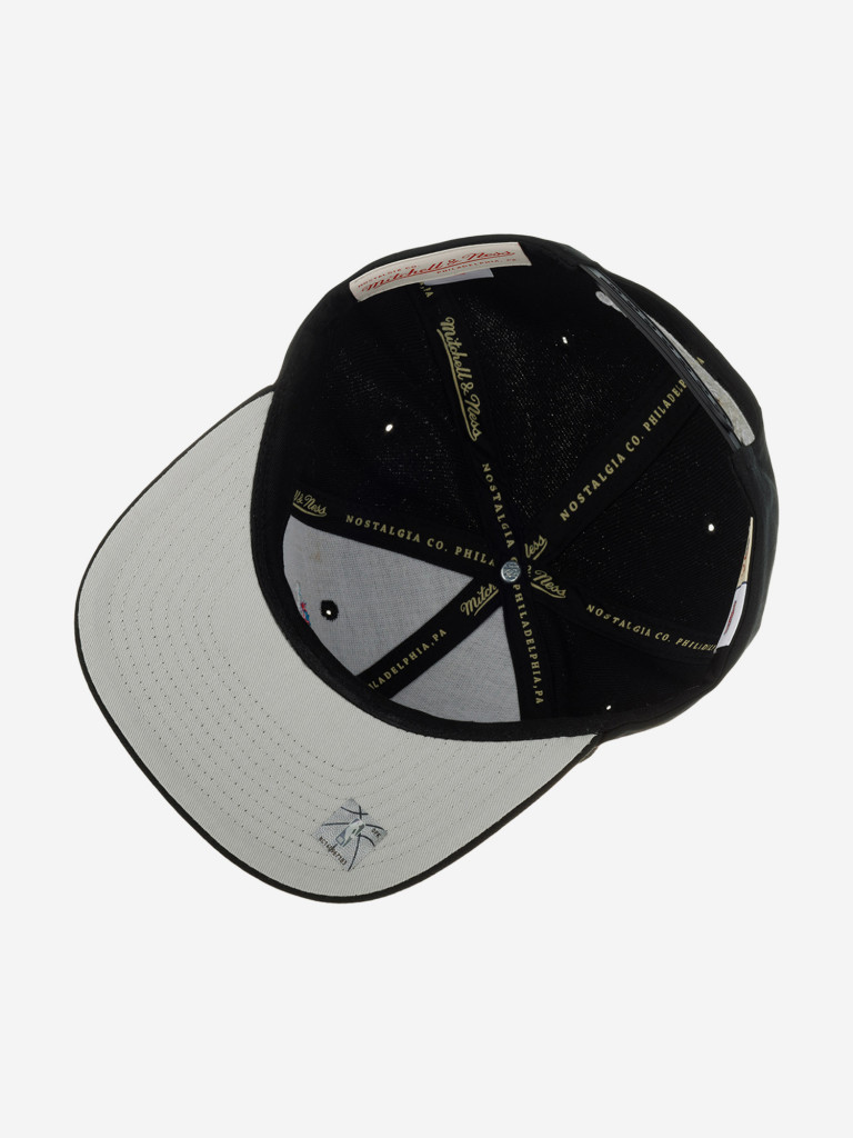 Бейсболка с прямым козырьком MITCHELL NESS HHSS5471-HROYYPPPBLCK Houston Rockets NBA (черный)