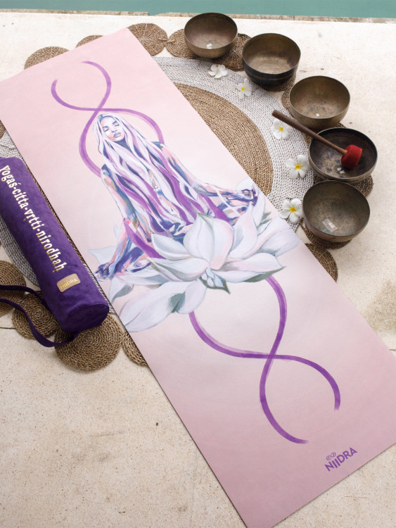 Коврик для йоги NiiDRA Шакти облегченный