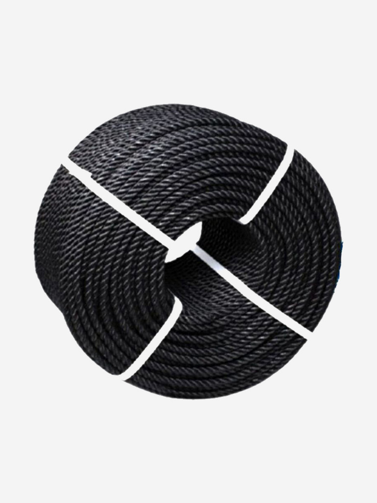 Канат утяжеляющий Петроканат POLYTEX 8,0 мм, 110-120 г/м, 204 м, бухта, черный