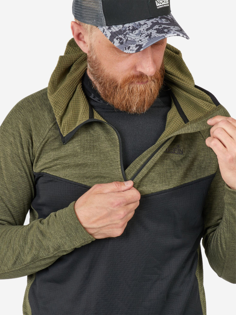 Толстовка флисовая Norfin TRAIL для рыбалки и охоты