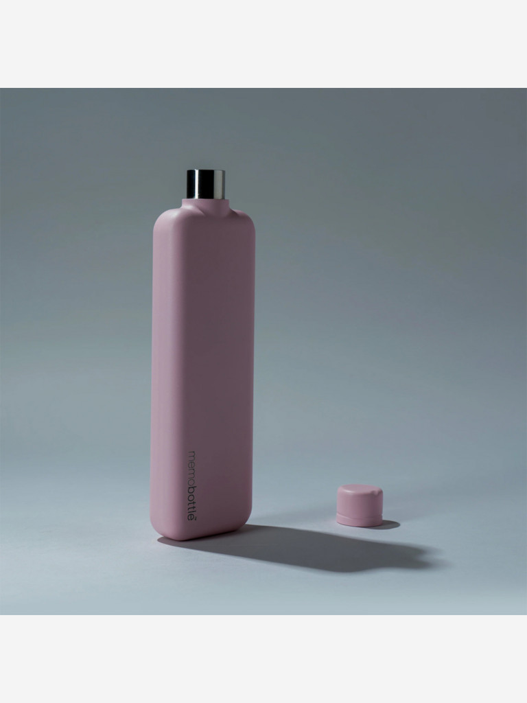 Бутылка из нержавеющей стали Memobottle SLIM, розовый