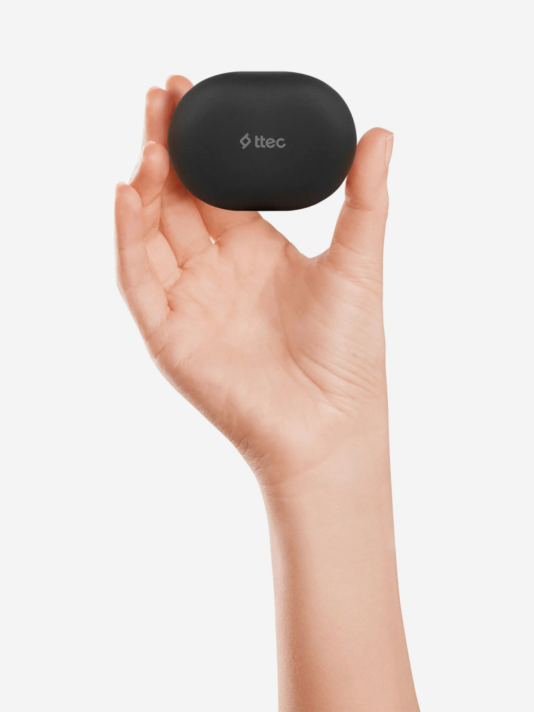 Беспроводная Bluetooth-гарнитура TTEC SoundBeat Play TWS Bluetooth Headset. Цвет: черный