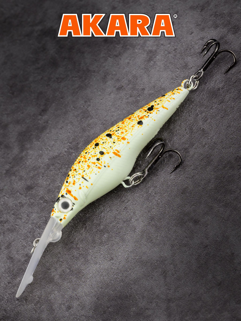 Воблер Akara Fang 50F минноу плавающий на окуня, голавля, форель 3,5гр A227G
