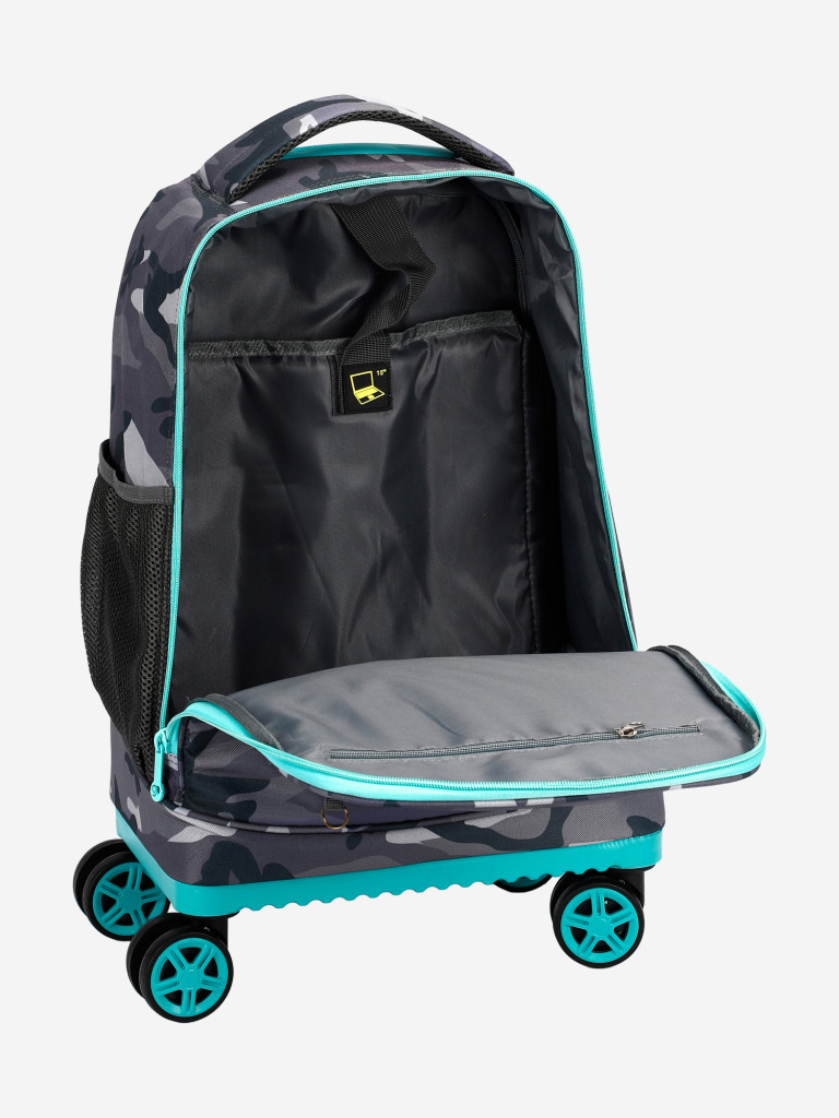Чемодан детский BEYOND TIME D04 Камуфляж серый
