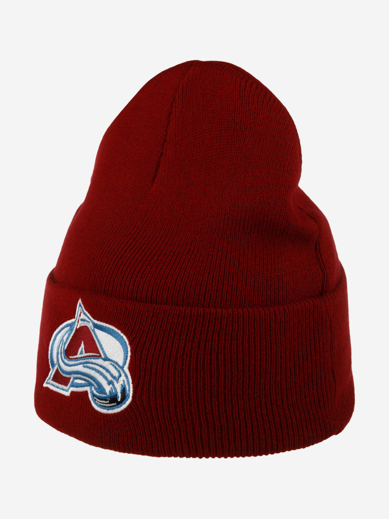 Шапка с отворотом MITCHELL NESS EU175-TEAMTALK-BURG Colorado Avalanche NHL (красный)