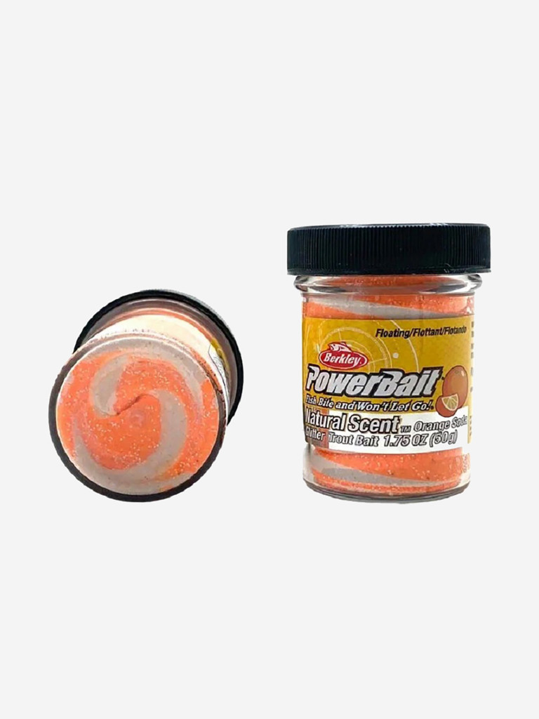 Паста форелевая Berkley PowerBait Trout Bait Fruits Orange Soda 50gr