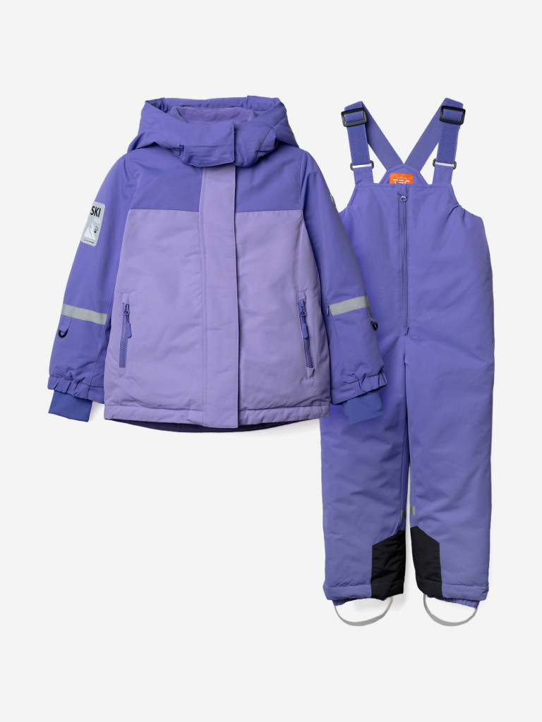 Комплект зимний для девочек: куртка, полукомбинезон PlayToday