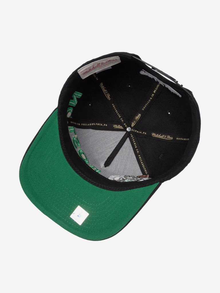 Бейсболка MITCHELL NESS HP12875-BCEBLCK Boston Celtics NBA