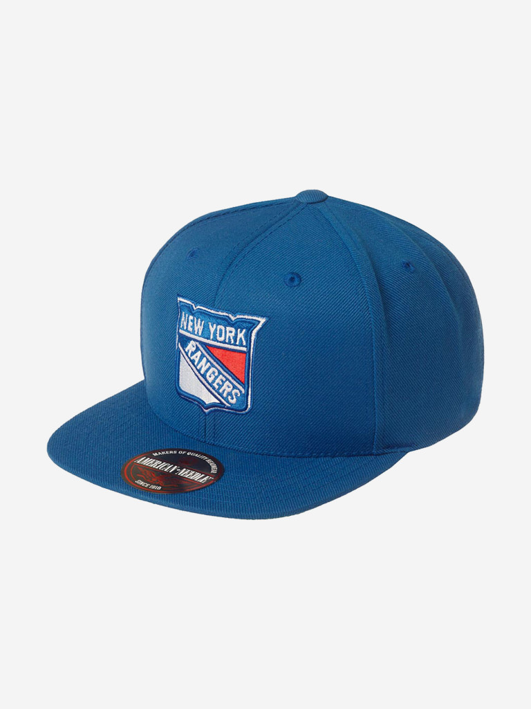 Бейсболка с прямым козырьком AMERICAN NEEDLE 400A1V-NYR New York Rangers 400 Series NHL (синий)
