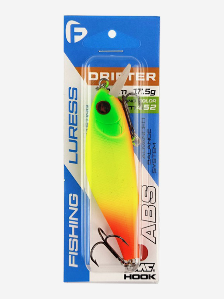 Воблер F-FISHING Drifter 90мм 17.5г 0.5-2.0м 452 Суспендр