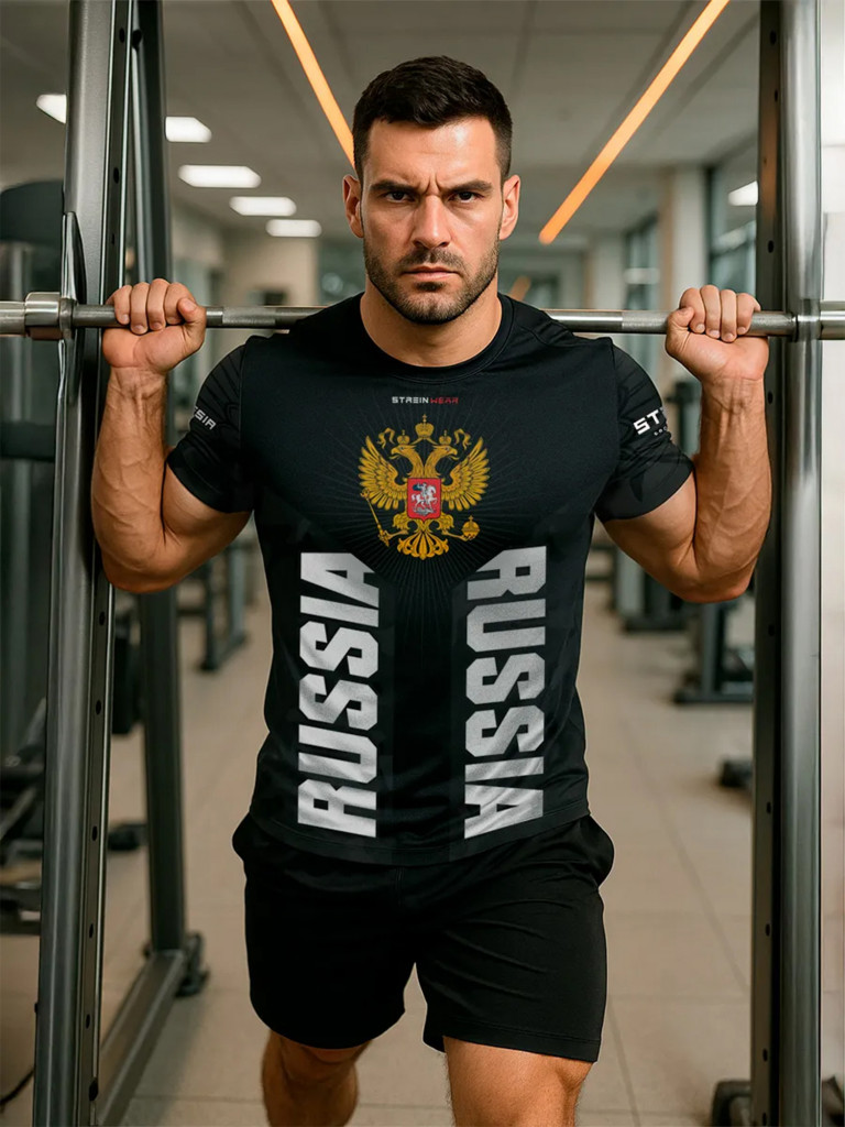 Футболка мужская National Team Black Strein