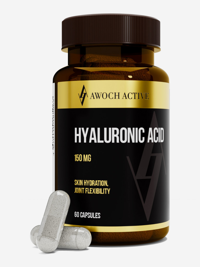 Биологически активная добавка к пище "HYALURONIC ACID", 60 капсул TM AWOCHACTIVE