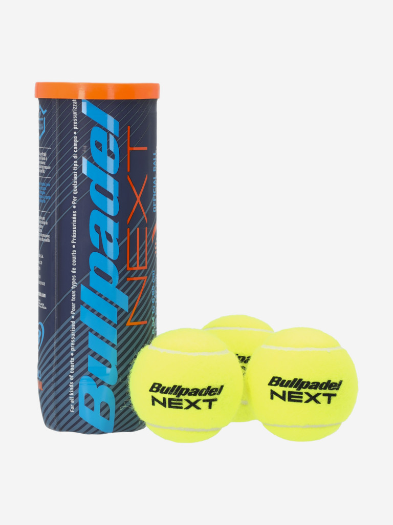 Мячи для падел-тенниса Bullpadel Next, 3 шт