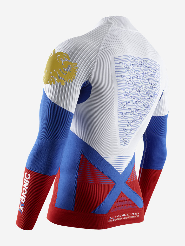 Термокофта мужская X-BIONIC ENERGY ACCUMULATOR 4.0 PATRIOT SHIRT TURTLE NECK RUSSIA