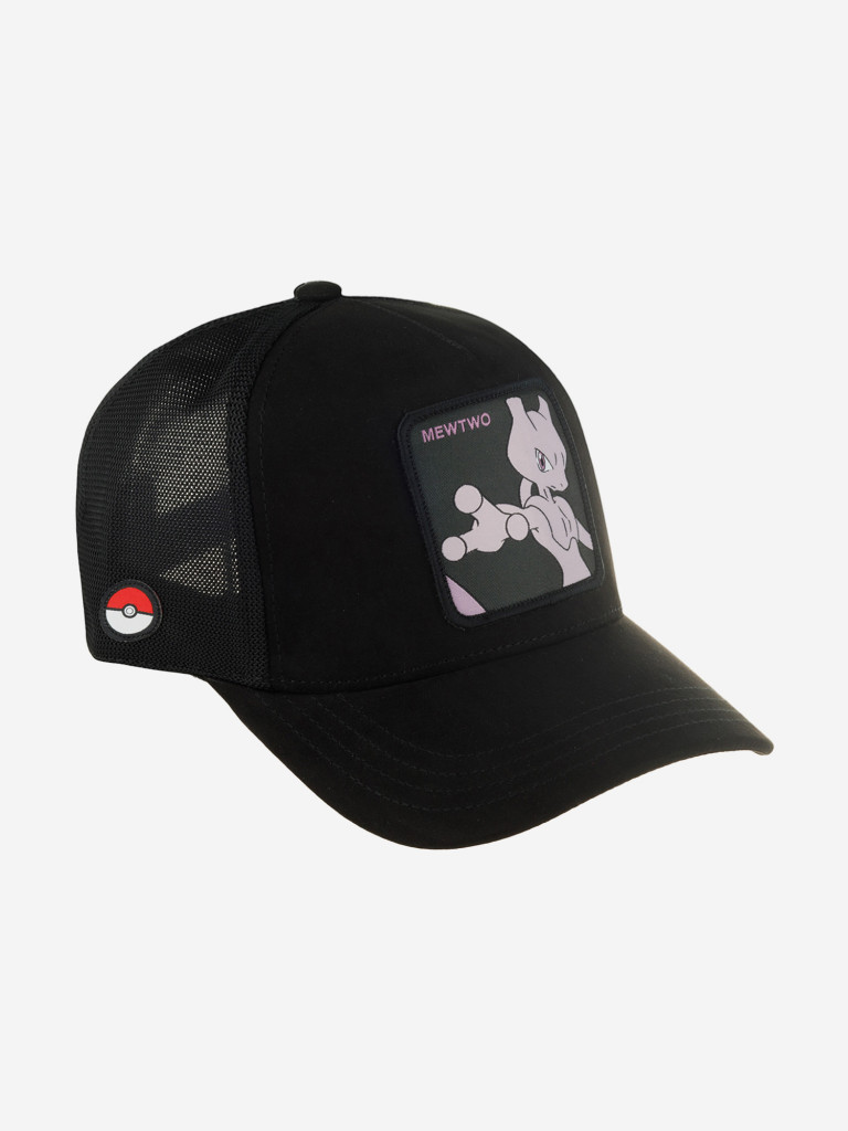 Бейсболка с сеточкой CAPSLAB CL/PKM5/1/PCT/MEW Pokemon Mewtwo (черный)