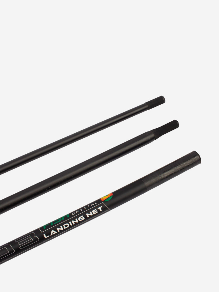 Ручка для подсачека Fish Crystal Duna Landing штекерная, карбон, спортивная 3 секции, 4.2 м