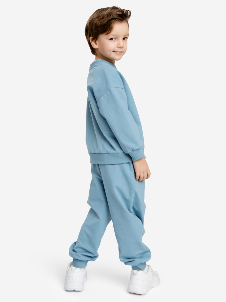 Джоггеры базовые голубые детские Button Blue
