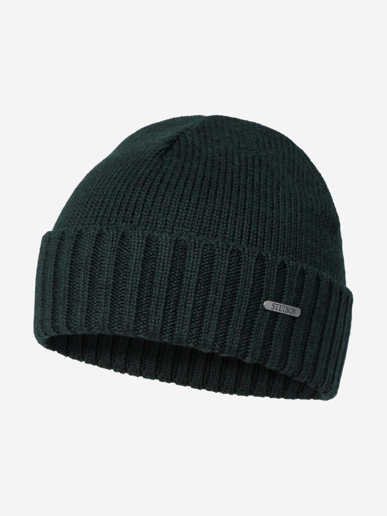 Шапка с отворотом STETSON 8589303 BEANIE MERINO