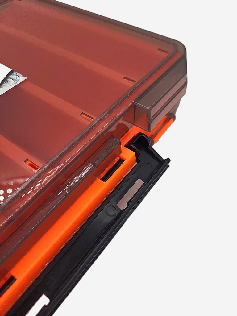 Коробка для воблеров двухсторонняя GFish 17500 (органайзер рыболовный), оранжевая