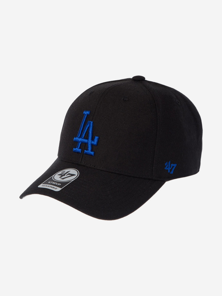 Бейсболка 47 BRAND B-MVP12WBV-BKRR Los Angeles Dodgers MLB (черный)