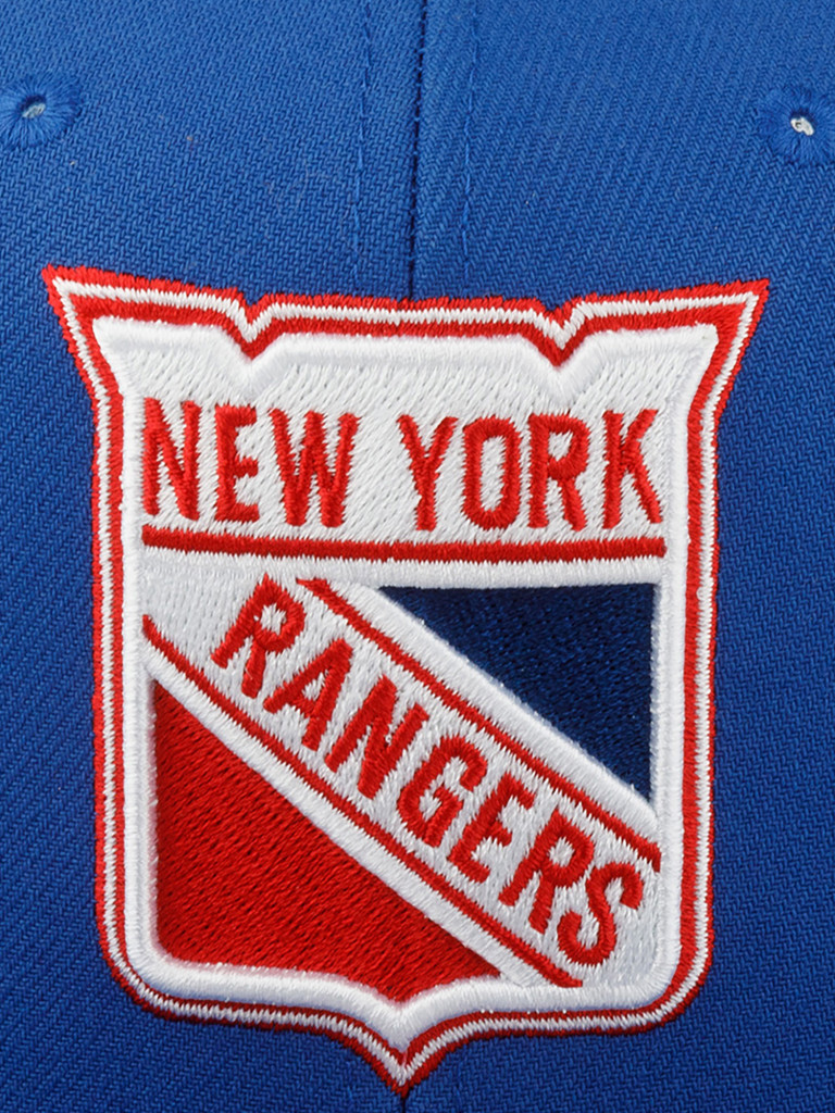 Бейсболка с прямым козырьком MITCHELL NESS 6HSSDX22015-NYABLUE New York Rangers NHL (синий)