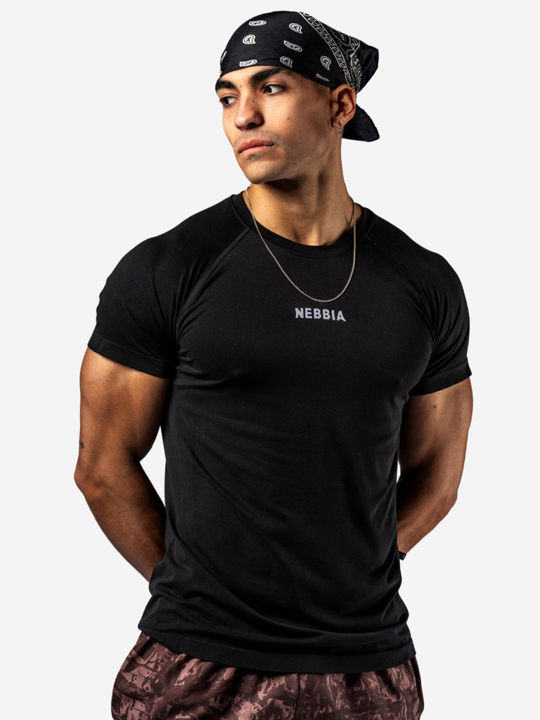 Футболка мужская спортивная NEBBIA Seamless Short-Sleeve Top POWER 900