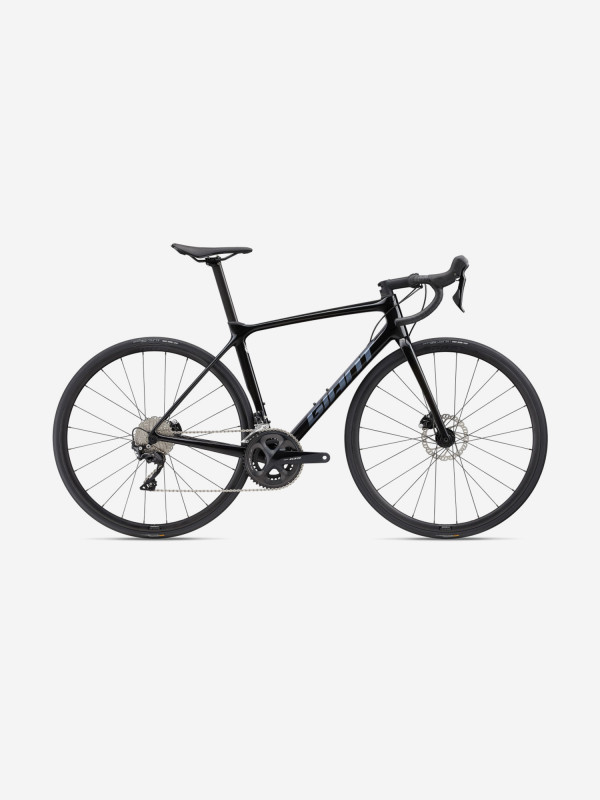 Giant велосипед TCR Advanced 2 Disc-KOM - 2022 Черный цвет — купить за 320000 руб. со скидкой 4 %, отзывы в интернет-магазине Спортмастер