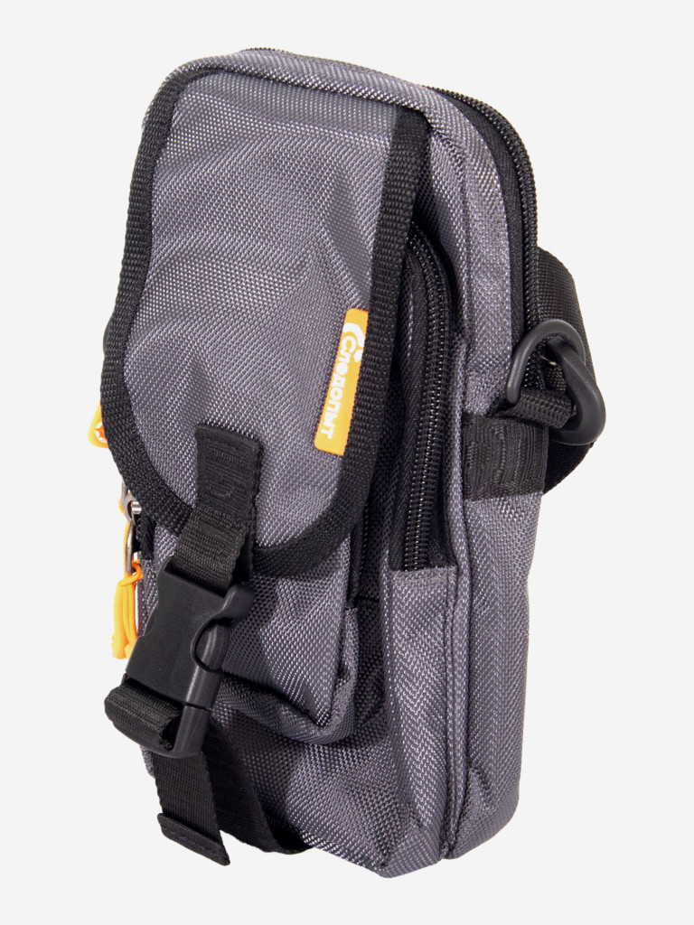 Сумка рыболовная Следопыт Street Fishing MultiLock V-Pouch, 22х12,5х8 см, цвет серый.
