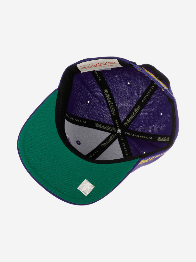 Бейсболка с прямым козырьком MITCHELL NESS 6HSSDX21128-LALPURP Los Angeles Lakers NBA (фиолетовый)